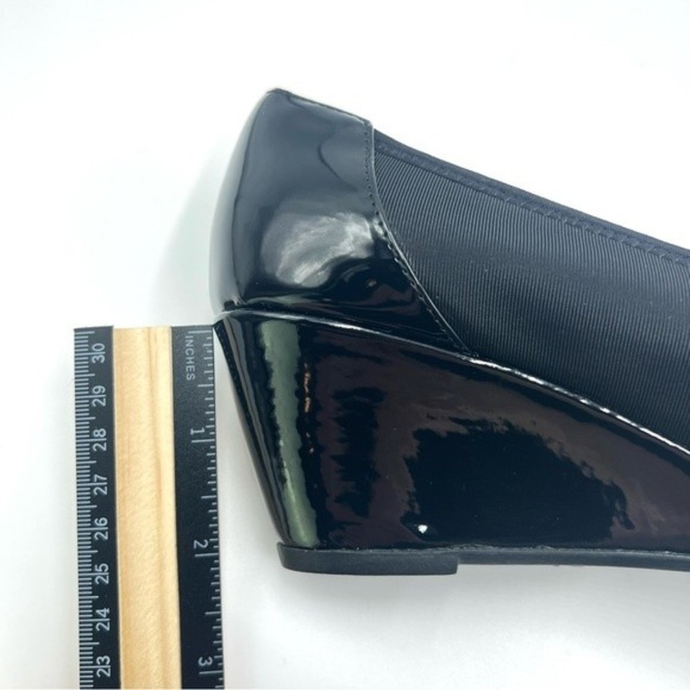 LifeStride Women's Juliana Stretch Black Wedge Pumps Heels Shoes Size 8 - Picture 11 of 13